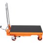 Podnośnik nożycowy hydrauliczny VEVOR o udźwigu 150 kg, wózek podnośnikowy, zakres podnoszenia 220-720 mm, stół podnośnikowy warsztatowy, platforma 700 x 450 mm, wózek podnośnikowy nożycowy, pojedyncze nożyce do fabryk, magazynów, supermarketów