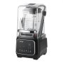 Mikser stojący VEVOR 2L, blender do koktajli z osłoną ochronną, 2200 W, kostkarka do lodu z funkcją samoczyszczenia, regulowana prędkość, 6 programów predefiniowanych, koktajle, kruszenie lodu, puree, czarny