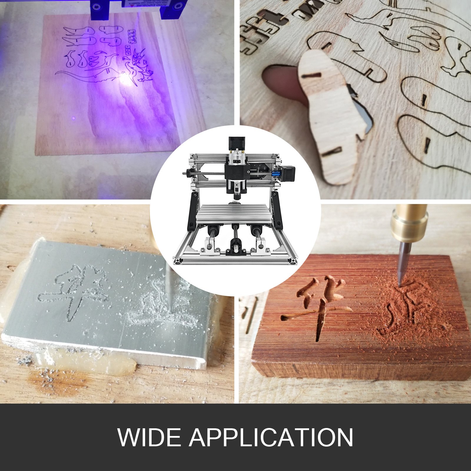 DIY zestaw maszyn cnc 1016 + 500mw GRBL grawerka kontrolna 3-osiowa frezarka do drewna PVB PCB