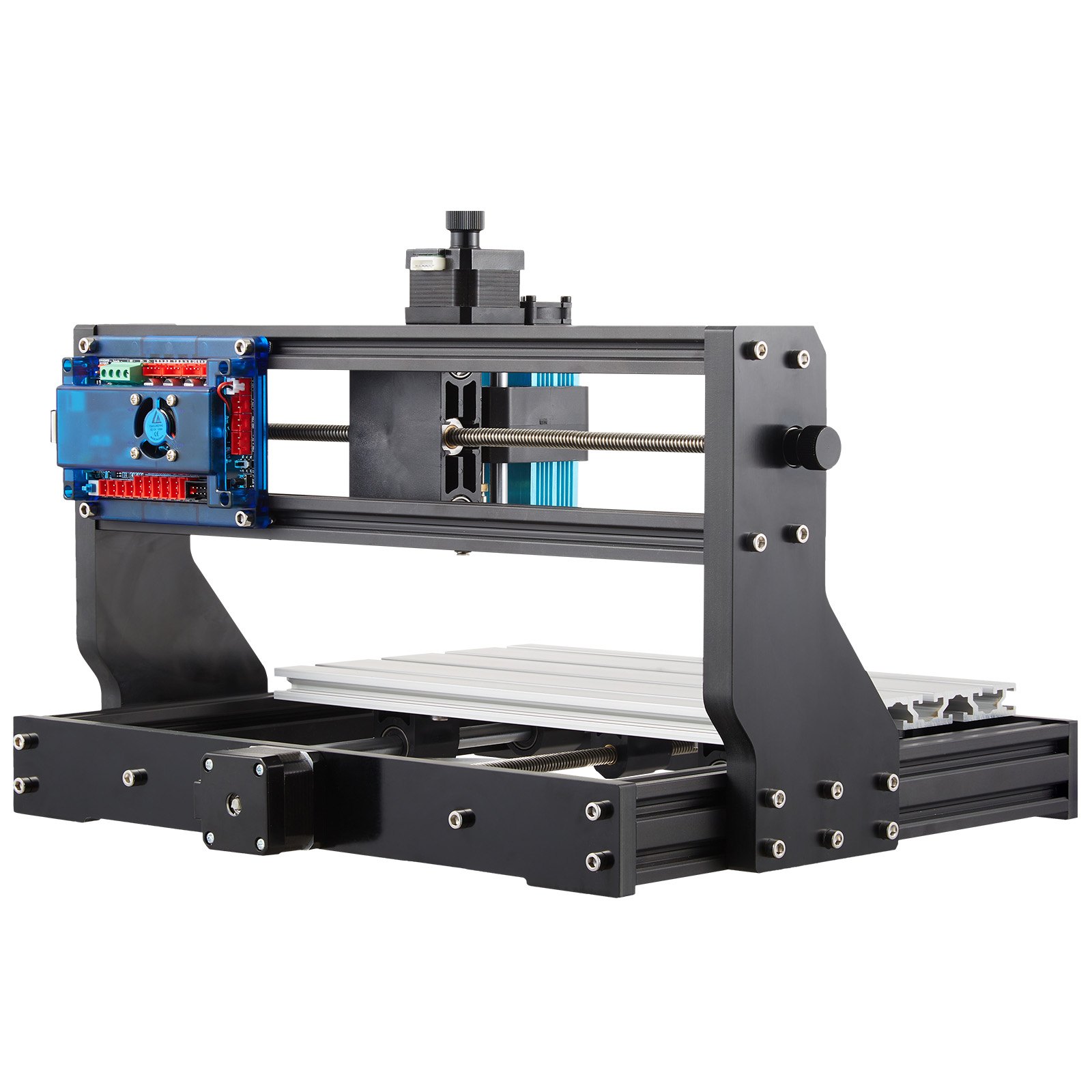 VEVOR 15W CNC 3018 DIY Engraving Machine Pro 300x180x45mm Maszyna do grawerowania 3-osiowa miniaturowa grawerka laserowa z płytą sterującą GRBL i kontrolerem offline