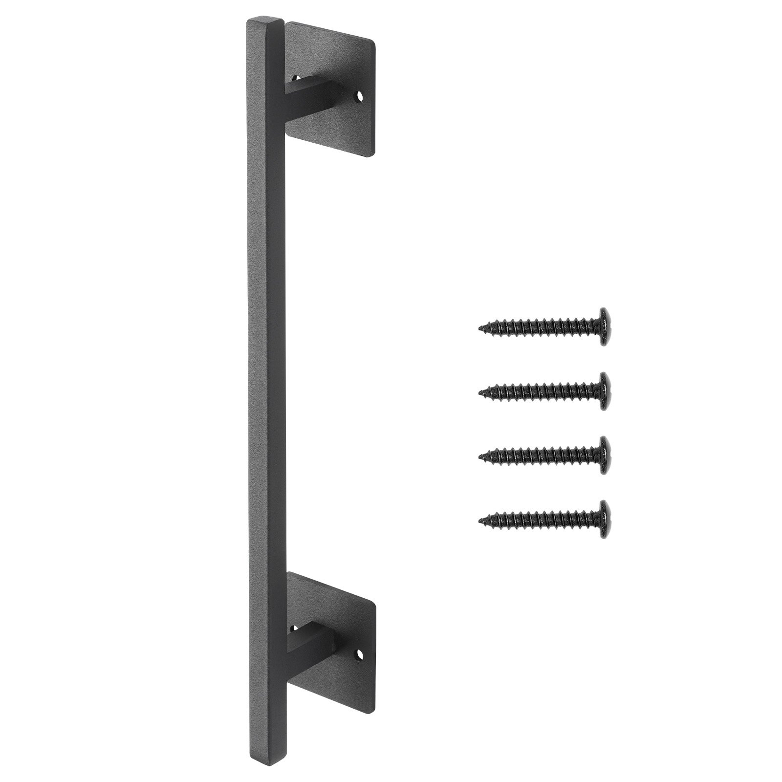 Klamka do drzwi stodołowych VEVOR, 32 cm, Klamka do drzwi stodołowych z powłoką odporną na rdzę, Klamka do drzwi przesuwnych ze stali węglowej, Uchwyt do szafki, Metalowe klamki do drzwi przesuwnych do garażu, szopy, szafy