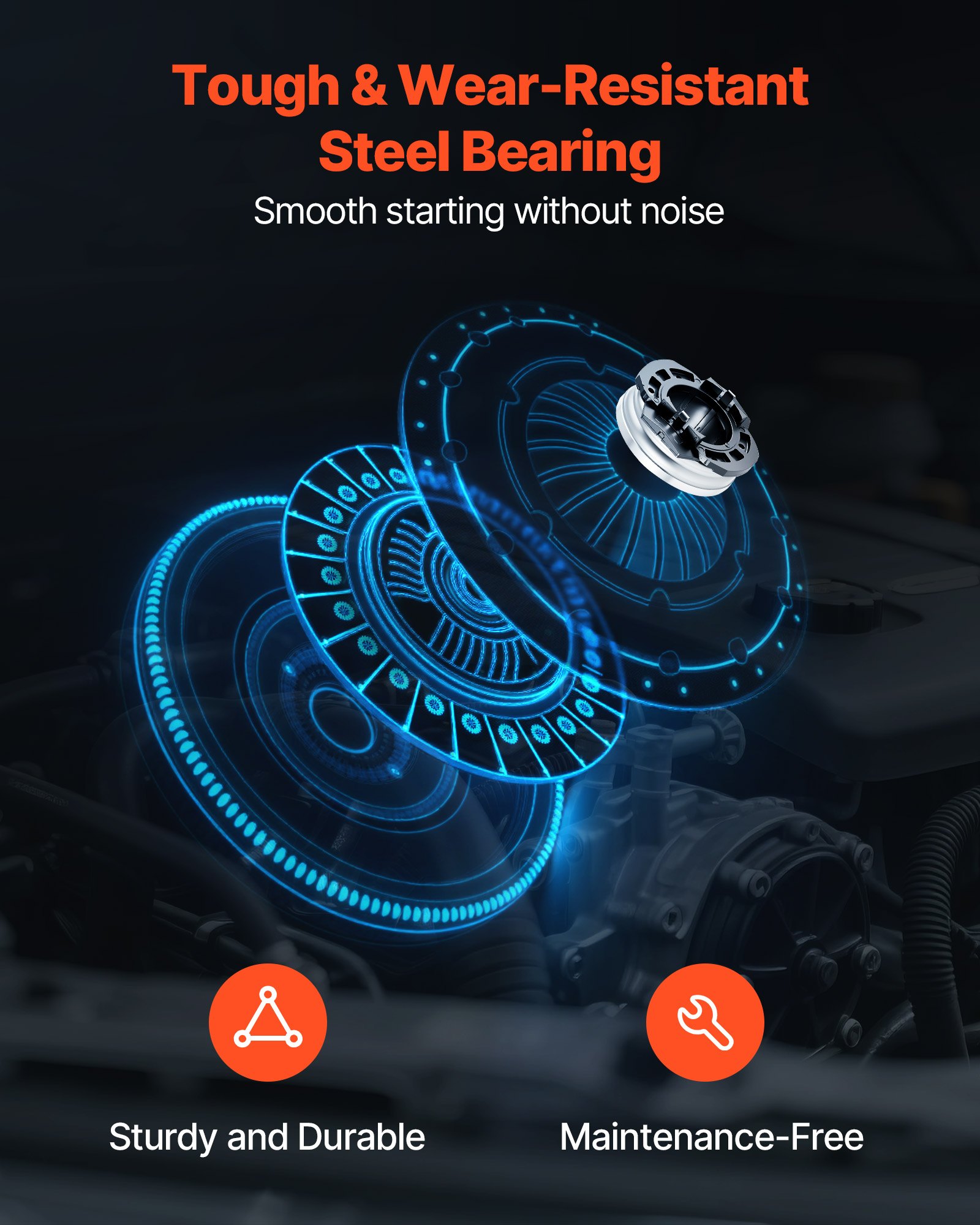 Zestaw sprzęgła VEVOR z kołem zamachowym, zestaw sprzęgła OEM, zestaw sprzęgła skrzyni biegów OEM, kompatybilny z modelami Audi A3 (8P1) z lat 2003–2010, A3 Cabriolet (8P7) z lat 2008–2009, A3 Sportback (8PA) z lat 2004–2010