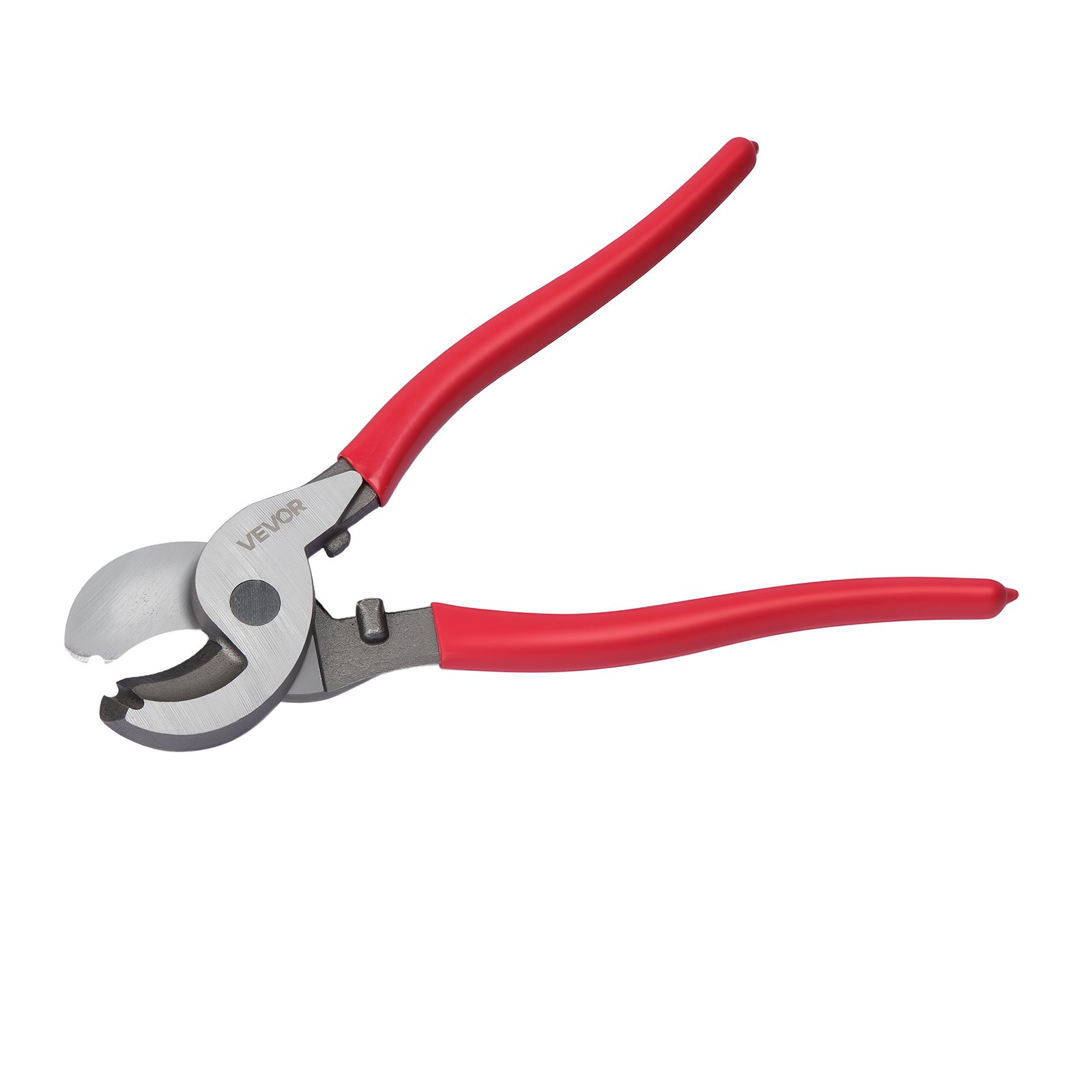 VEVOR Wytrzymały obcinak do kabli, 235 mm, kompaktowy rozmiar, z kutymi ostrzami i uchwytami powlekanymi PVC, do kabli aluminiowych 4/0 AWG, miękkich miedzianych 2/0 AWG i 100 par kabli komunikacyjnych 24AWG