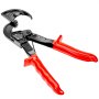 VEVOR Cable Cutter Ratchet Tubular Cable Lug Pliers 240 mm² Crimping Pliers Cable Lugs, 250 mm Ratchet Cable Cutter 250 x 85 x 35 mm Ratchet Wire Cutter Manual Portable, with Gloves Copper, Aluminum