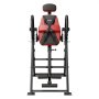 Stół inwersyjny VEVOR do 126 kg, wytrzymały stół inwersyjny z podwójnym mechanizmem blokującym rolki, przyrząd do treningu pleców odciążający kręgosłup, szyję, plecy i kolana, ławka do prostowania pleców, kolor czerwono-czarny