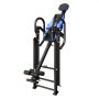 VEVOR Inversion Table, 136 kg Capacity Heavy Duty Back Inverter Stretcher, Inverted Table with Dual-Roller Locking, Decompression Tables for Shoulders, Neck, Back, 3-Level Armrest Pin Adjustment