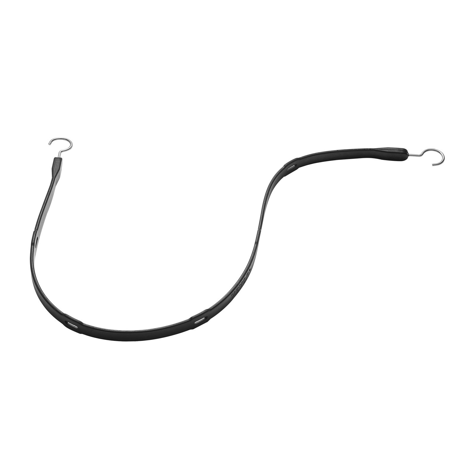 VEVOR 4-częściowy płaski sznur bungee, 20 mm, wytrzymałe pasy mocujące ze stalowymi hakami w kształcie litery S, elastyczny sznur bungee o długości 101,6 cm do ładunków, plandek, ciężarówek i namiotów, czarny