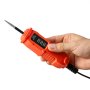 Tester obwodów samochodowych VEVOR, tester elektryczny z sondą obwodową, wyświetlaczem LED i oświetleniem, tester napięcia DCV 3-72 z kablem 3,5 m i obudową ABS, lokalizator detektorów elektrycznych, tester obwodów