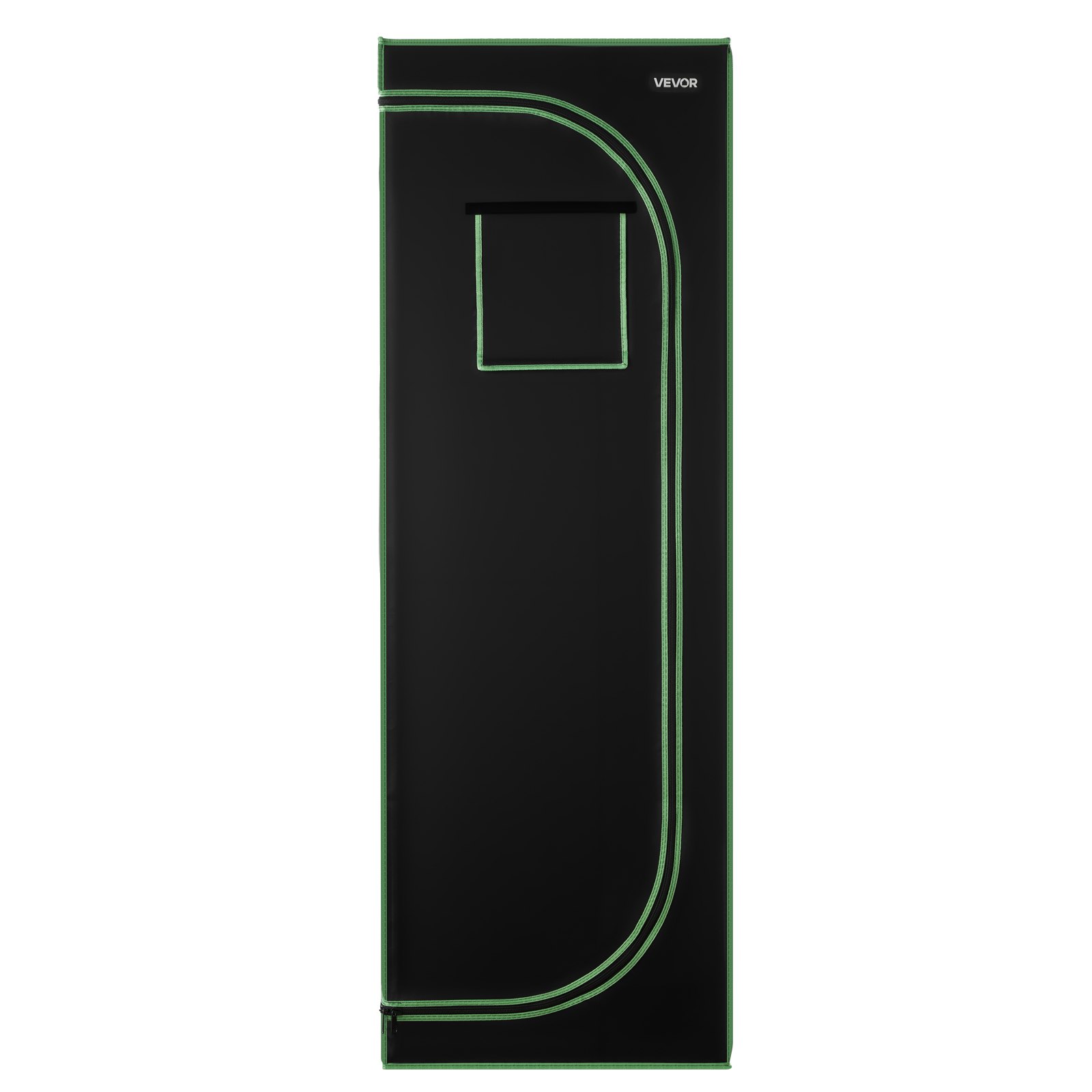 Namiot do uprawy VEVOR, 60x60x80 cm, Growbox 600D Mylar o wysokim współczynniku odbicia światła, namiot do roślin doniczkowych z oknem obserwacyjnym, tacą na podłoże i zamkiem błyskawicznym, namioty do uprawy owoców, kwiatów i warzyw w szklarniach