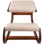 VEVOR Ergonomic Kneeling Chair, Rocking Chair, Kneeling Stool, Health Chair, 80kg Capacity, Adjustable Kneeling Stool with Cushion, Stress Relief, Ergonomic Armchair, Knee Stool
