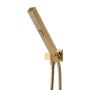 VEVOR Shower Faucet Set, 305 mm Thermostatic Ceiling Mount Rainfall Shower System with 152 mm Wall Mount Head and 2 in 1 Handheld Spray, 3-Function Dual Rain Head Brass Valve Trim Kit, Brushed Gold