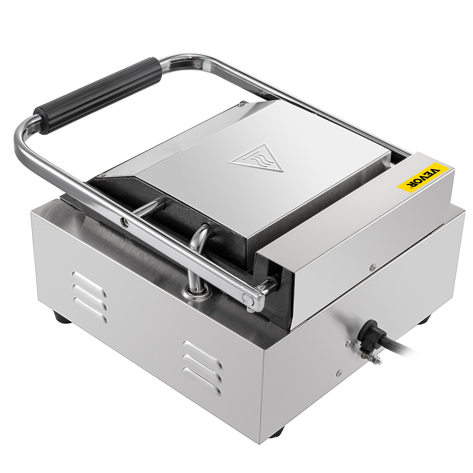 1800 W grill kontaktowy gastro toster panini panino grill z przekąskami odlewane płyty grillowe ryflowane