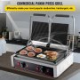 Grill elektryczny grill kontaktowy 3600W grill panini grill kanapkowy 2 powierzchnie grzewcze 50-300 ℃