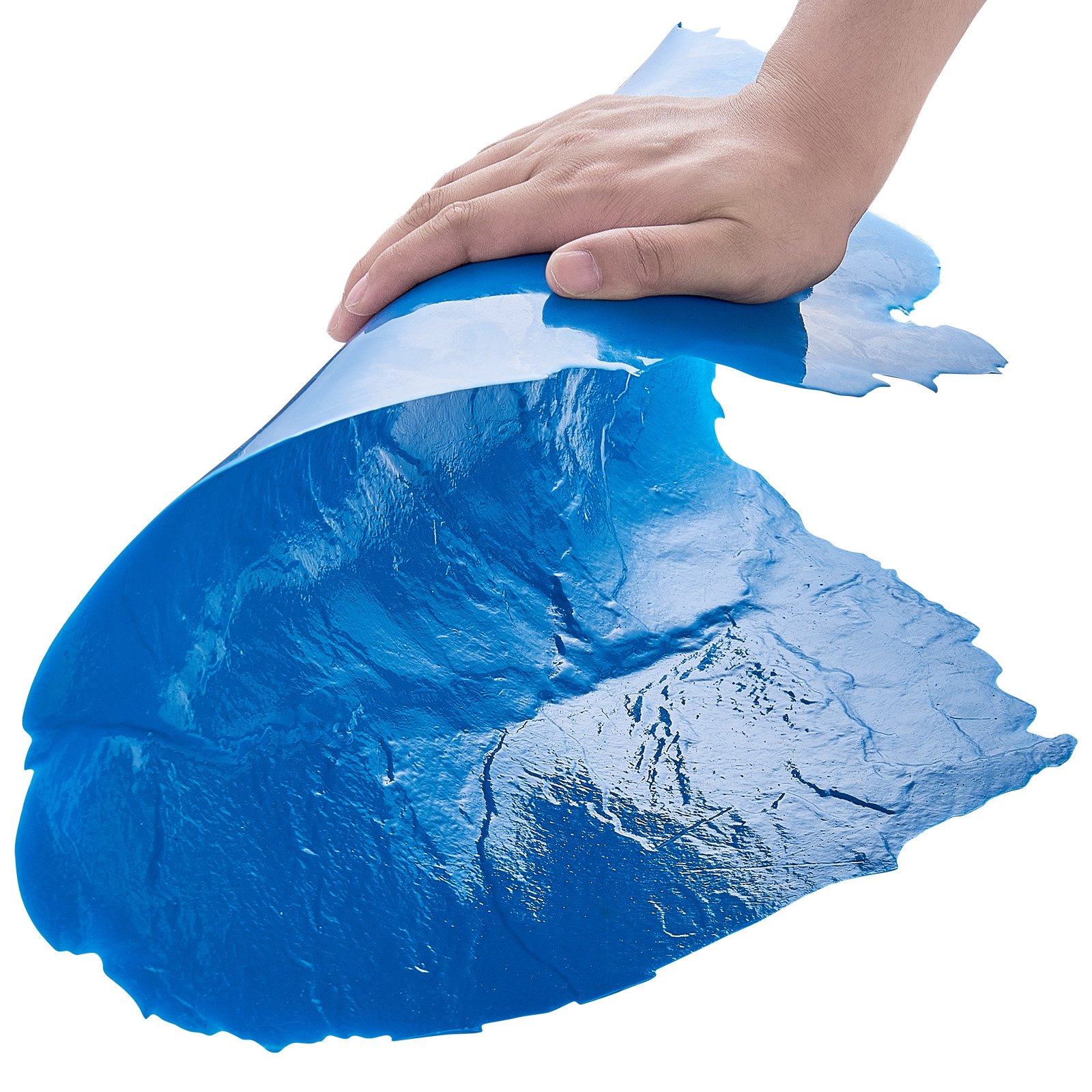 Mata do stempli betonowych VEVOR, 36 x 36 cali i 18 x 18 cali, 4 sztuki, poliuretanowa mata do stempli z teksturą betonu, bezszwowe formy do stempli betonowych do dekoracyjnych powierzchni zewnętrznych