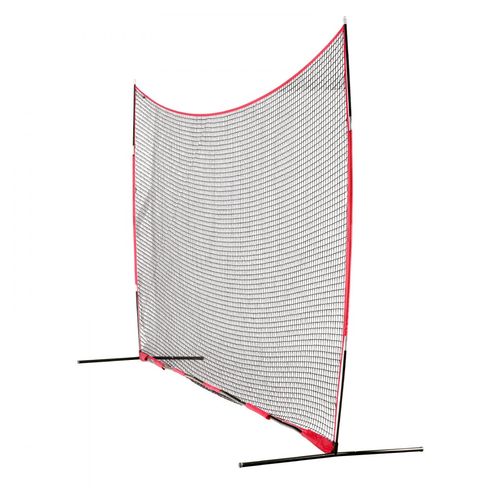 Siatka ochronna VEVOR Backstop, 620 x 140 cm Siatka ochronna do sportów piłkarskich, sprzęt treningowy z torbą transportową, ekran ochronny do treningów baseballowych, softballowych, lacrosse, piłkarskich i hokejowych, do ogrodu