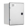 VEVOR control cabinet, NEMA electrical distribution box, 250x300x140 mm, NEMA 4X fiberglass electrical enclosure, IP66 waterproof and dustproof, suitable for indoor and outdoor use, including mounting plate