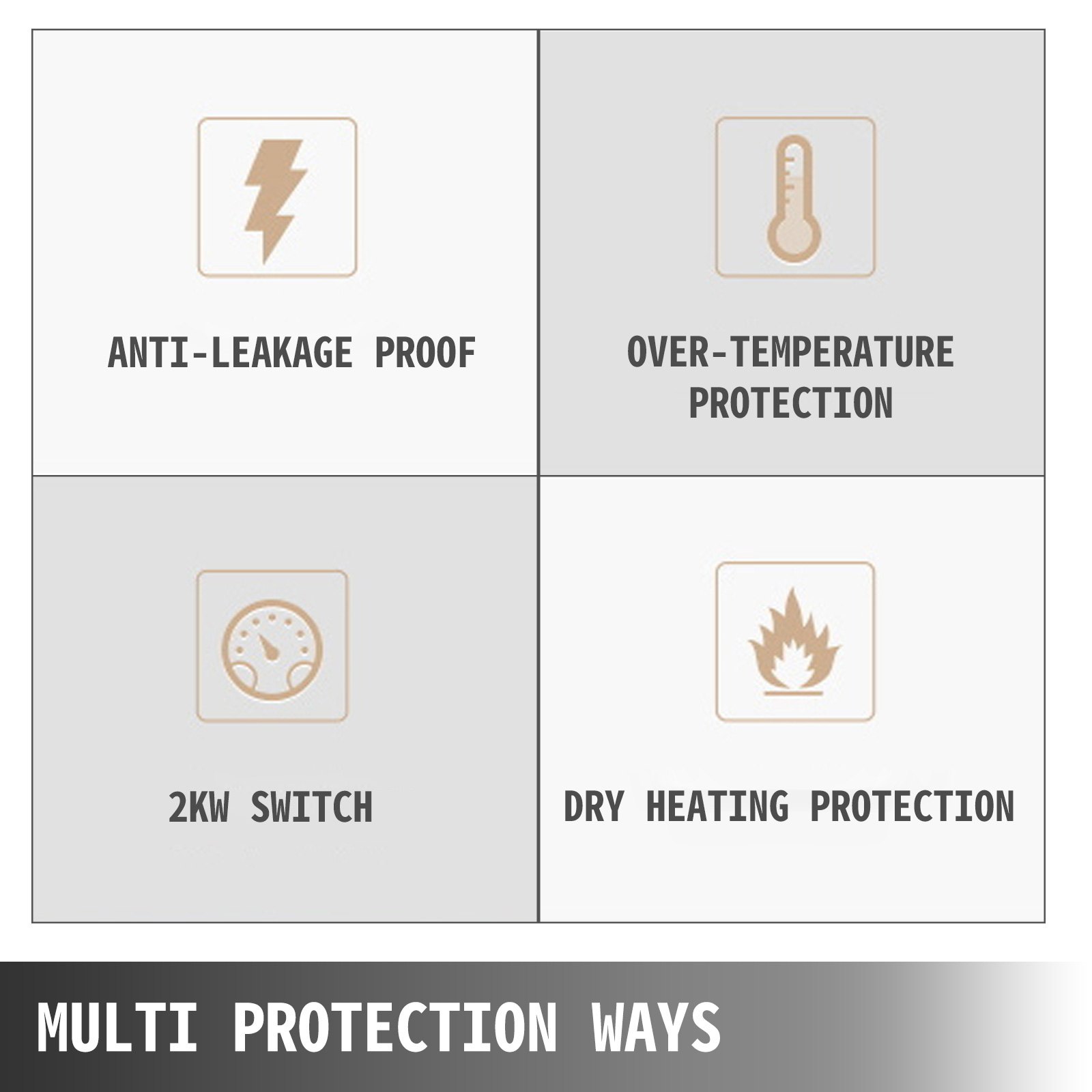 65L Elektryczny podgrzewacz wody Szybki kran grzewczy z głowicą prysznicową i kranem