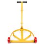 Wózek do beczek VEVOR z uchwytem, ​​rolka transportowa, wózek do beczek 250 l, Ø 620 mm, nadaje się do transportu beczek o wadze do 544 kg, wózek z 1 kołem uniwersalnym i 2 kołami kierunkowymi