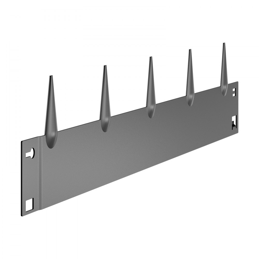 Obrzeże trawnikowe VEVOR, zestaw 5 szt., obrzeże rabatowe 990 x 181 mm, metalowa obwódka rabaty, giętka obwódka rabaty, wytrzymała palisada ogrodowa, łatwa w montażu, rozdzielacz ścieżek ogrodowych, ciemnoszary