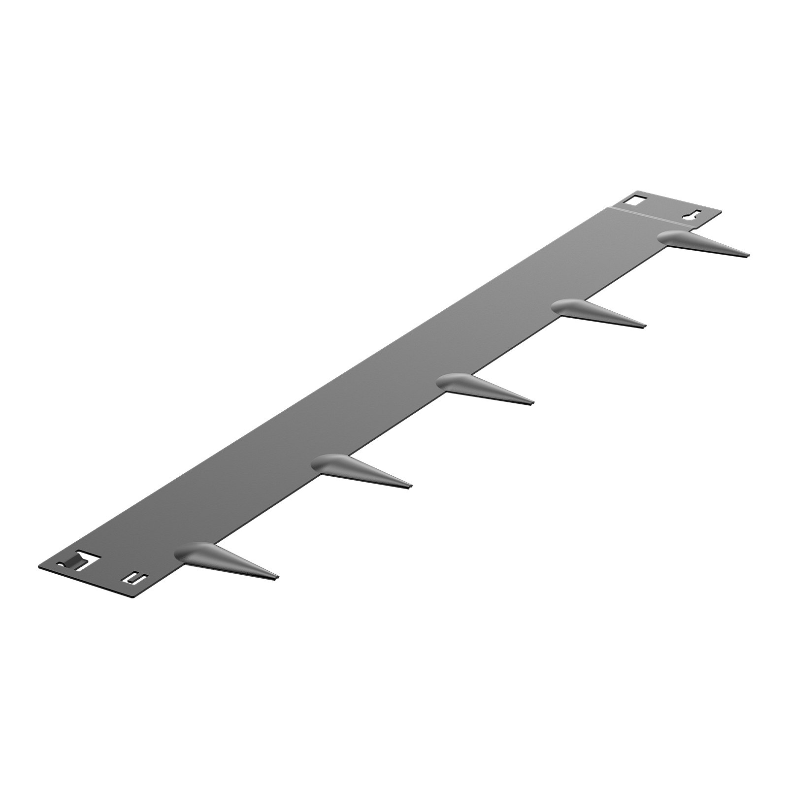 Obrzeże trawnikowe VEVOR, zestaw 5 szt., obrzeże rabatowe 990 x 181 mm, metalowa obwódka rabaty, giętka obwódka rabaty, wytrzymała palisada ogrodowa, łatwa w montażu, rozdzielacz ścieżek ogrodowych, ciemnoszary