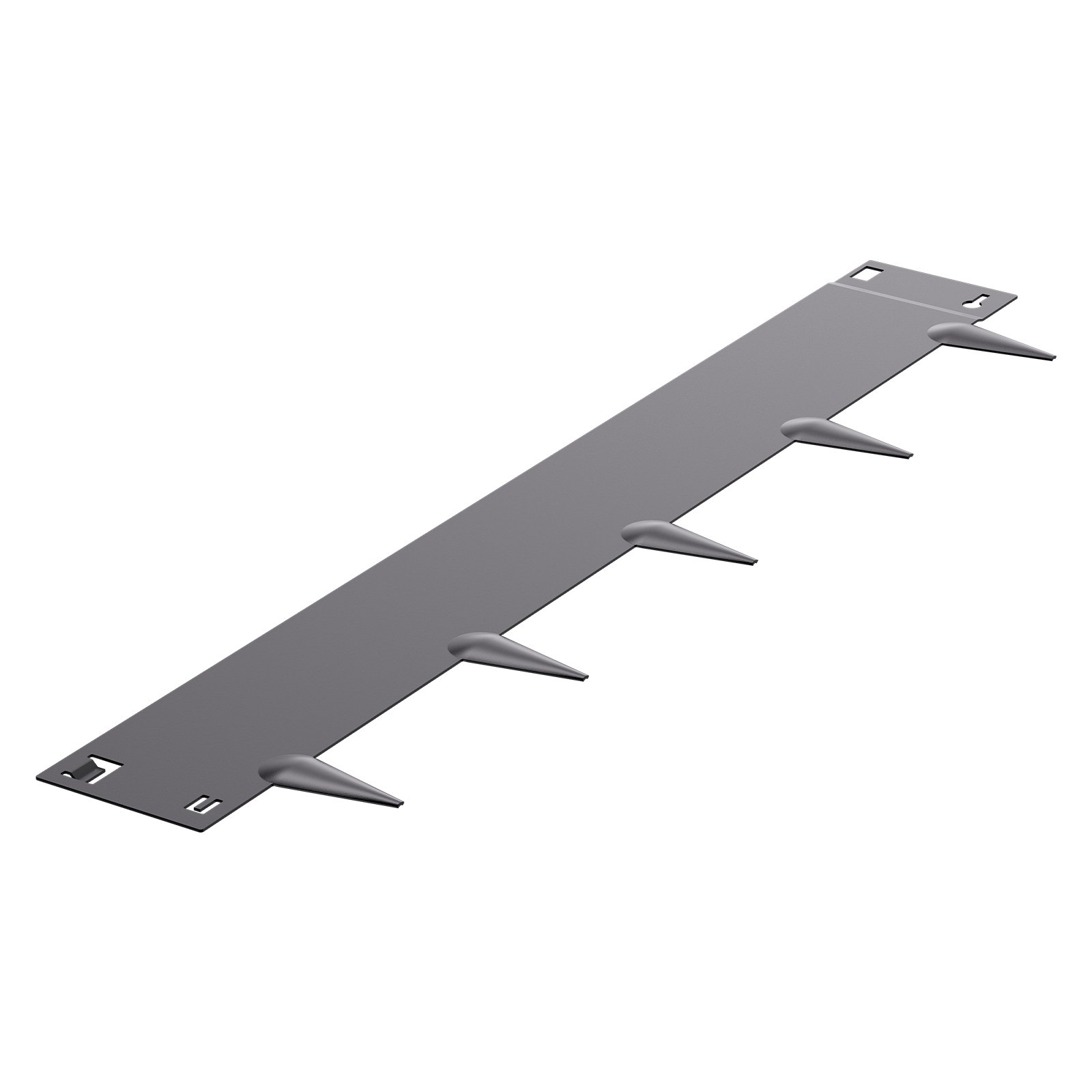 Obrzeże trawnikowe VEVOR, zestaw 5 szt., 990 x 207 x 1,5 mm, metalowa, odporna na rdzę obwódka rabat kwiatowych, obrzeże trawnikowe, łatwe w montażu, rozdzielacz do rabat kwiatowych, ścieżek ogrodowych, ciemnoszary