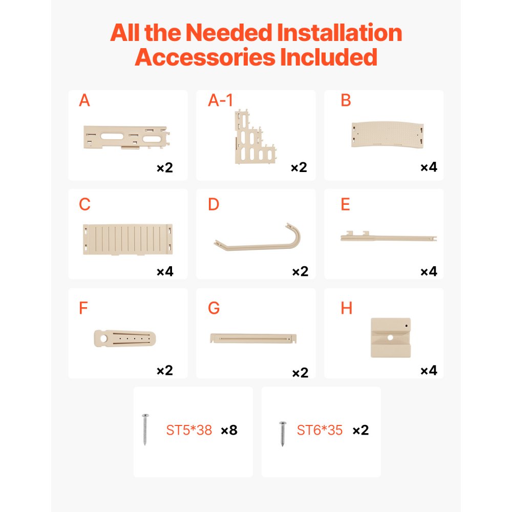 Drabinka basenowa VEVOR, 4-stopniowa z podwójnymi poręczami i wytrzymałymi, antypoślizgowymi stopniami, maksymalne obciążenie 181 kg, do basenów o wymiarach 122–137 cm z dowolną powierzchnią, kolor taupe
