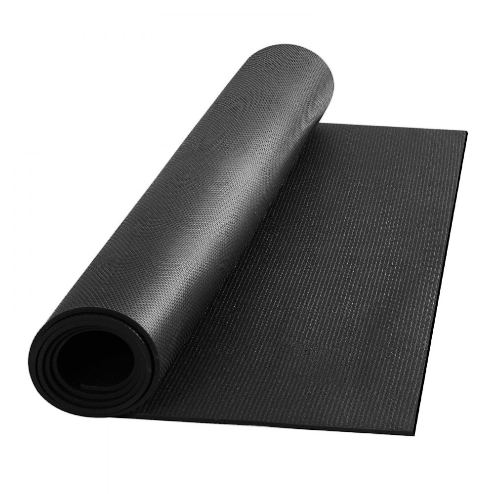 VEVOR Training Mat, Non-Slip, High-Density Premium Yoga Mat, Training Yoga Mat for Men and Women, Fitness and Exercise Mat with Bag and Carrying Strap, for All Types of Home Yoga, Pilates and Floor Training (2.7 x 1.8 m)