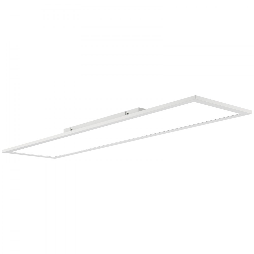 Lampa sufitowa LED VEVOR płaska 30W lampa sufitowa ściemnialna za pomocą pilota 2700-6500K lampa dzienna 3000lm współczynnik oddawania barw (CRI) Ra≥80 lampy LED prostokątne 100x25cm do łazienki kuchnia przedpokój