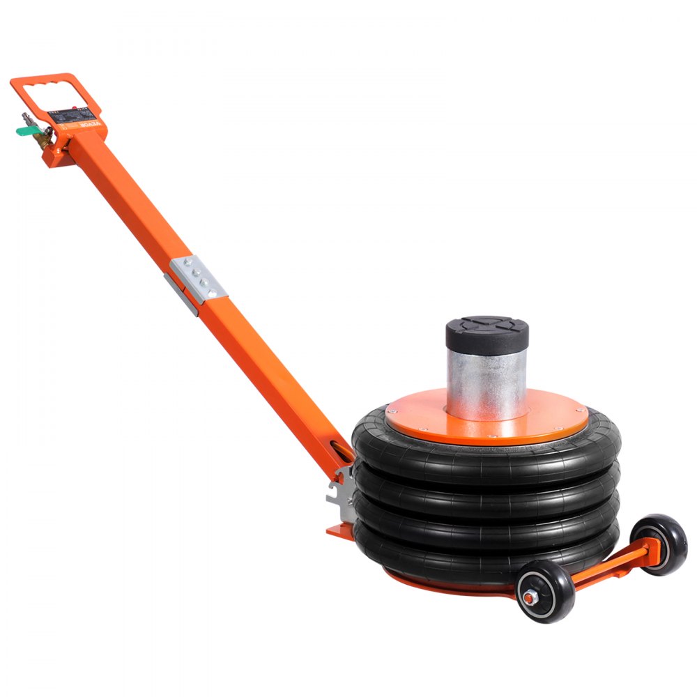 VEVOR Pneumatic Car Jack, Adjustable 6-ton Air Jack with Raised Column, Easy-to-Lift and Space-Saving Jack with Thick Rubber Pad and Long Handle, for Sedan, SUV, and Pickup Vehicles
