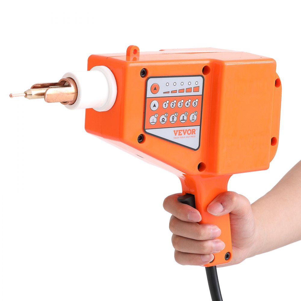 Zgrzewarka punktowa VEVOR 800W, zestaw do usuwania wgnieceń ze szpilek, 5 trybów spawania, narzędzie do usuwania wgnieceń, młotek ślizgowy 425 mm, odpowiedni do stali węglowej, stali nierdzewnej, żelaza, blachy ocynkowanej itp.