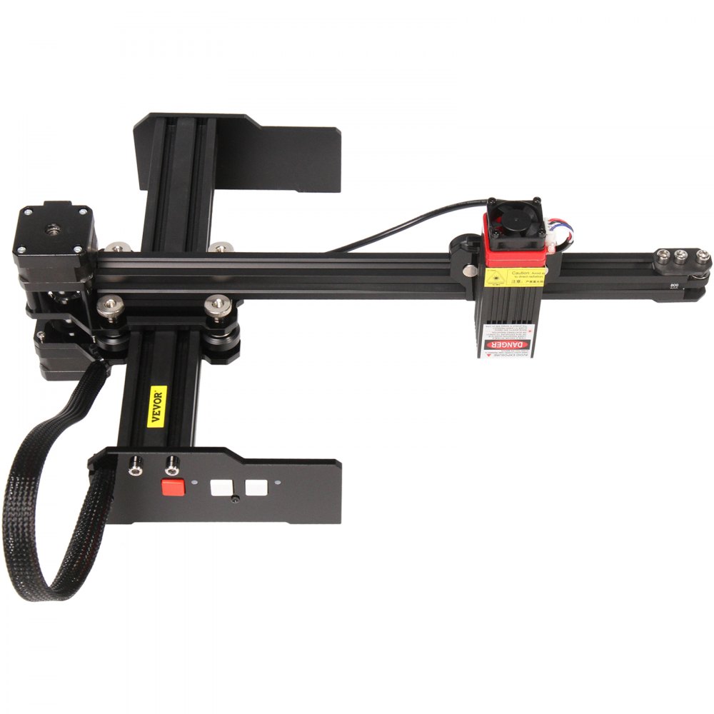 VEVOR Maszyna do Grawerowania Laserowego, Obszar Roboczy 270x440mm Grawer Laserowy, Stop Aluminium Grawerowanie Frezowanie, 4,5W 6000mm/min Maszyna do Grawerowania do Papierze, Drewnie, Skórze, Akrylu