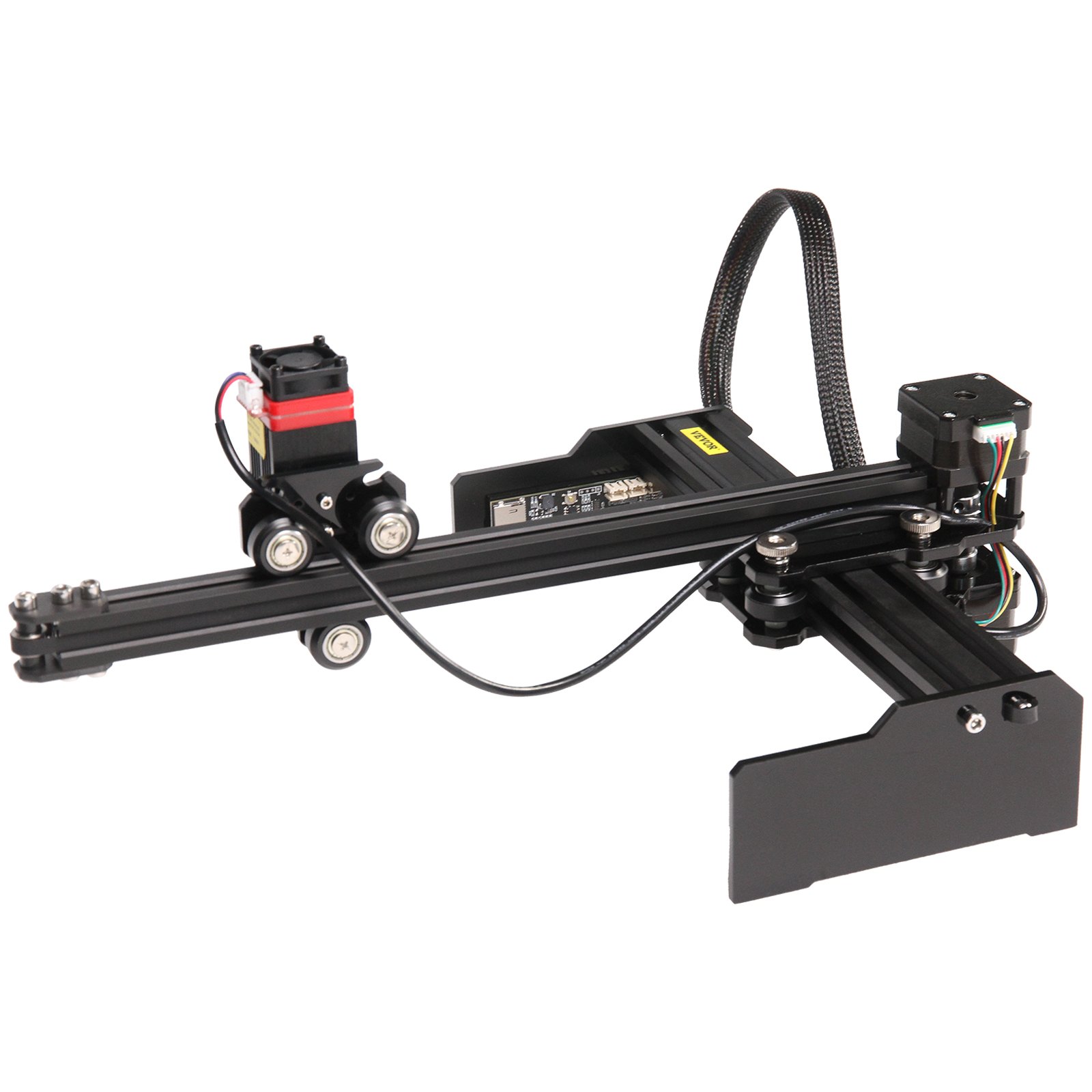 VEVOR Maszyna do Grawerowania Laserowego, Obszar Roboczy 270x440mm Grawer Laserowy, Stop Aluminium Grawerowanie Frezowanie, 4,5W 6000mm/min Maszyna do Grawerowania do Papierze, Drewnie, Skórze, Akrylu