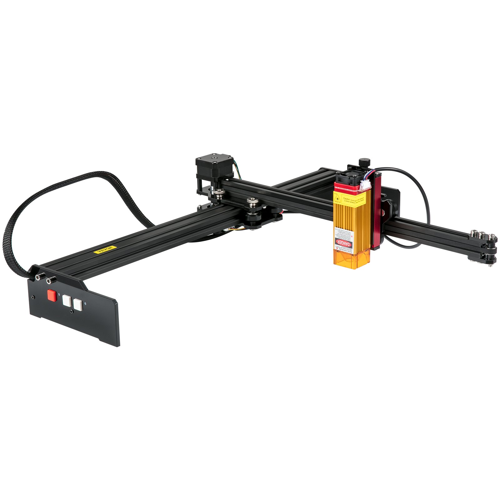 VEVOR Maszyna do Grawerowania Laserowego, Obszar Roboczy 270x440mm Grawer Laserowy, Stop Aluminium Grawerowanie Frezowanie, 5,5W 6000mm/min Maszyna do Grawerowania do Papierze, Drewnie, Skórze, Akrylu