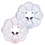 VEVOR Nadmuchiwane piłki Bumper Ball, 2 sztuki, 0,9 m, dla dzieci i młodzieży, PVC Bumper Ball do gier zespołowych na świeżym powietrzu, Zabawki na plac zabaw, podwórko, Czerwone paski + Niebieskie paski