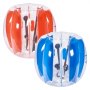 VEVOR Nadmuchiwane piłki Bumper Ball, 2 sztuki, 0,9 m, dla dzieci i młodzieży, PVC Bumper Ball do gier zespołowych na świeżym powietrzu, Zabawki na plac zabaw, podwórko, Czerwone paski + Niebieskie paski