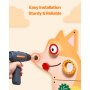 VEVOR Activity Wall Puppy Motif Game Board Motor Skills Board Wall Board 12 gier