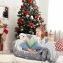 VEVOR Składana sofa dziecięca Sofa dziecięca 610 x 430 x 400 mm Sofa dziecięca Sofa dziecięca Sofa miękka Sofa do zabawy Sofa przytulna dla 1 dziecka Fotel dziecięcy Meble dziecięce Fotel dziecięcy Szary Fotele do spania 20 kg Funkcja łóżka