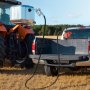 VEVOR Pompa paliwa, 12 V DC, 57 l/min, żeliwna pompa do oleju napędowego z ręczną dyszą, wężem tłoczącym, zabezpieczeniem przed przegrzaniem, kablem zasilającym, przeciwwybuchowa, do benzyny, oleju napędowego i nafty