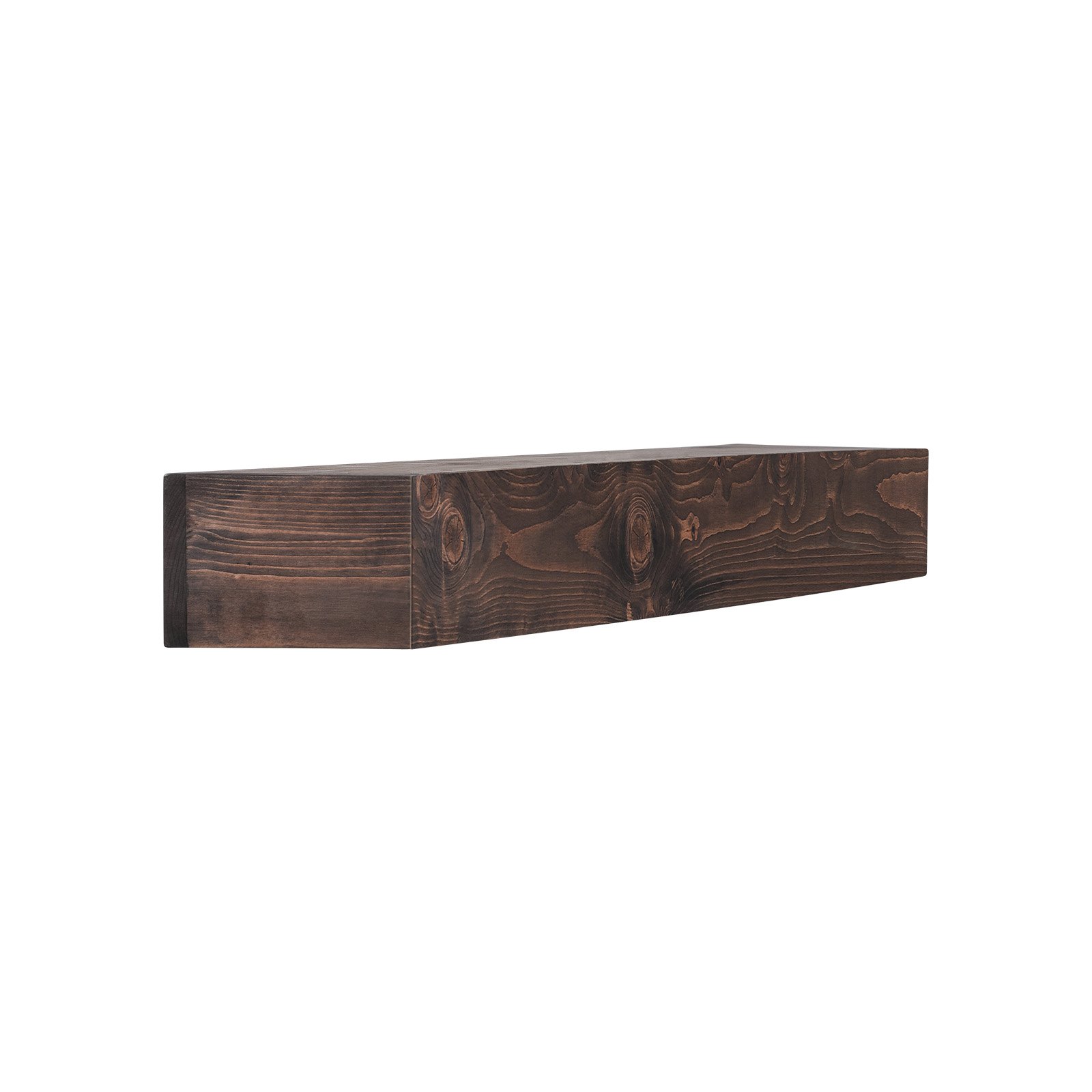 VEVOR Mantelpiece, 183.9 x 20.3 x 12.7 cm, Load capacity 22.7 kg, Natural wood mantelpiece for above the fireplace, floating farmhouse wall-mounted shelf, handcrafted mantelpiece as wall decoration, Light Brown