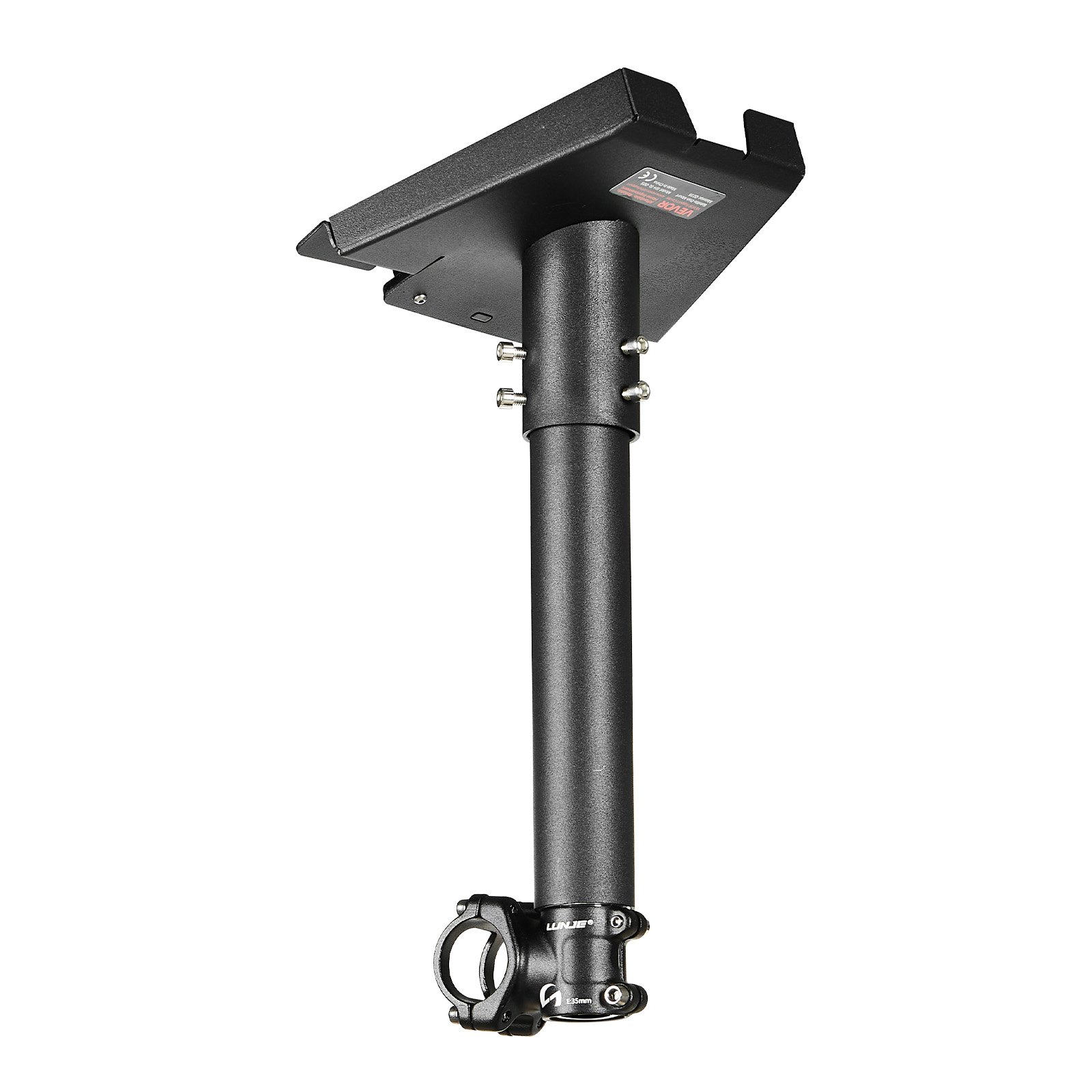 Uchwyt drabinowy VEVOR Starlink Gen 3 do kampera, 300 x 184 x 142 mm, regulowany kąt 360°, z zestawem montażowym, bardzo krótki stalowy adapter drabinowy, kompatybilny z Gen 3 i V3, czarny