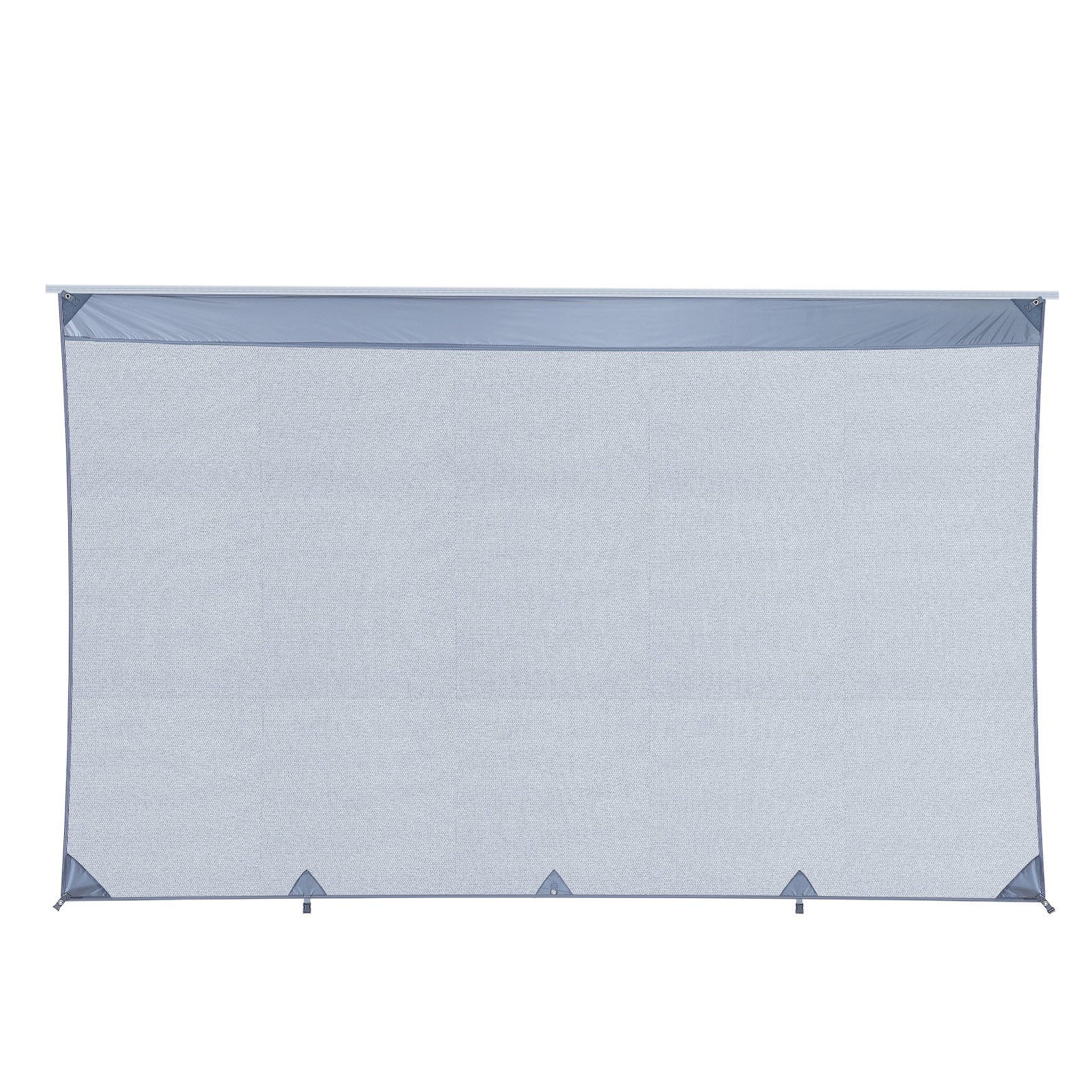 VEVOR Osłona przeciwsłoneczna (2 x 3,3 m) do markiz (3,5 m), przedni panel markizy wykonany z siatki poliestrowej, podwójnie szyta i oddychająca osłona prywatności do kamperów, kempingów i przyczep kempingowych