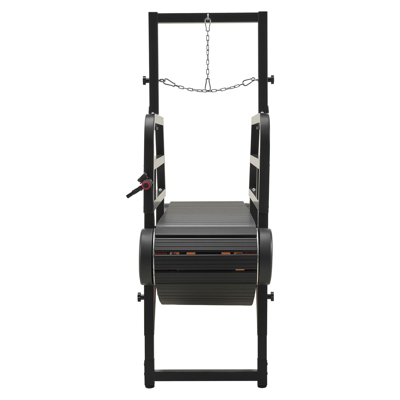 VEVOR Dog Treadmill for Small/Medium Dogs, Pet Running Machine Pacer Slatmill with Stepless Adjustment, Brake & Wheels, Upgrade Plastic Belt to Keep Pets Fit, Up to 199.6kg, 15cm Incline Height