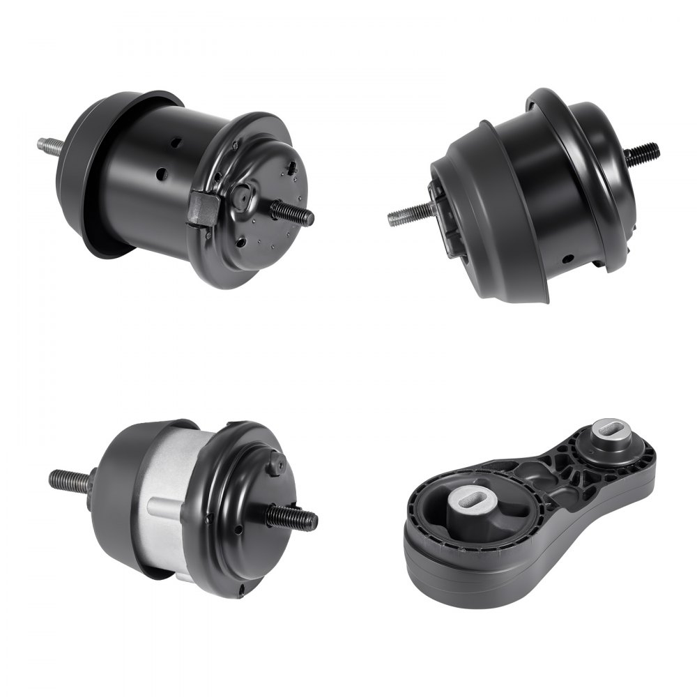 VEVOR Engine and Transmission Motor Mount Kit Replacement, Set of 4, Compatible with 2009–2017 Chevrolet Traverse 3.6L V6, Replace OE# A5548HY, A5549HY, A5458HY, A5444, Secure Support