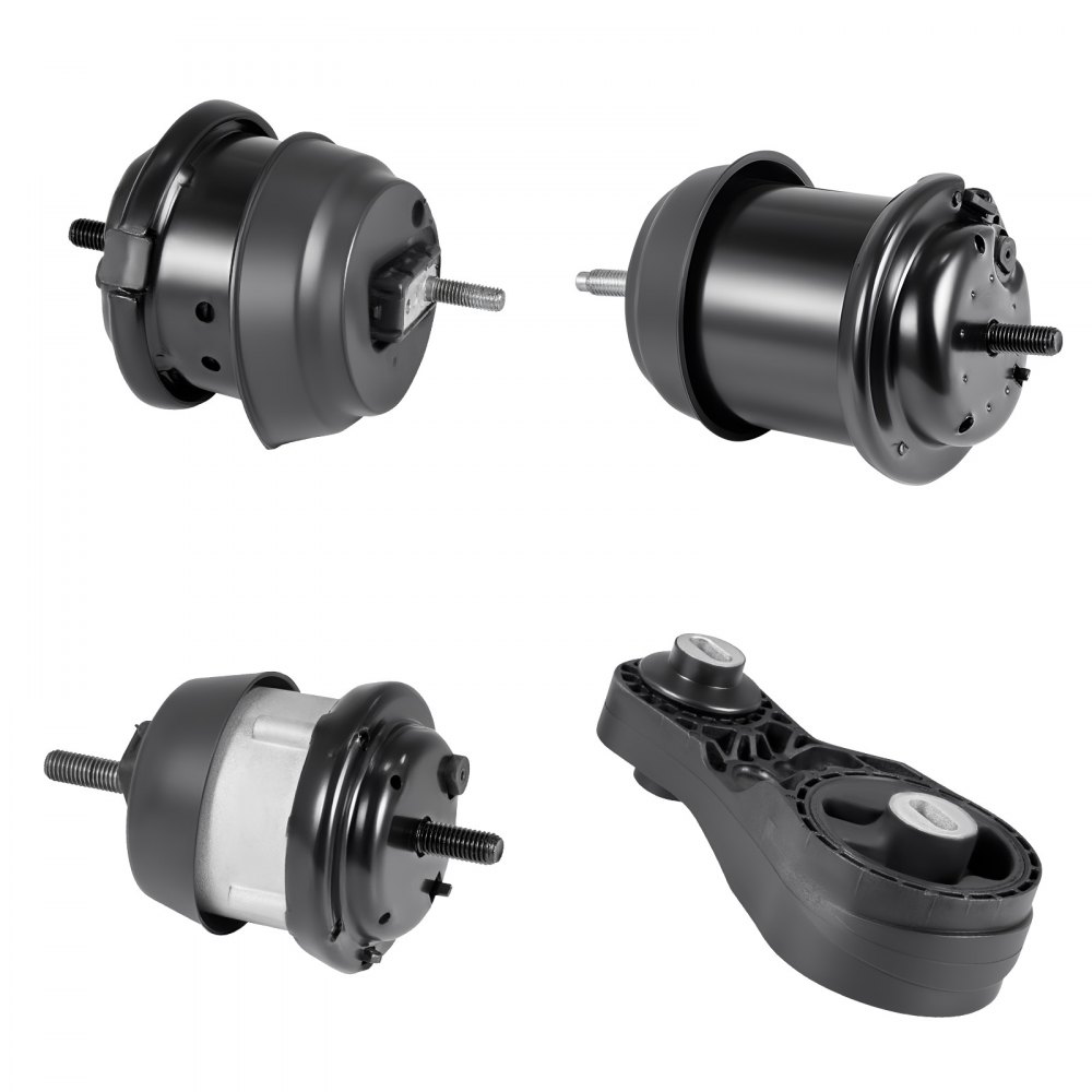 VEVOR Engine and Transmission Motor Mount Kit Replacement, Set of 4, Compatible with 2009–2017 Chevrolet Traverse 3.6L V6, Replace OE# A5548HY, A5549HY, A5458HY, A5444, Secure Support