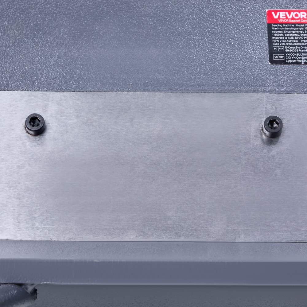 Giętarka VEVOR, prasa krawędziowa 1220 mm, grubość gięcia stali miękkiej 1,5 mm, regulacja 0–135 stopni, giętarka do blachy, giętarka obrotowa z 16 palcami, giętarka do blachy do precyzyjnego gięcia