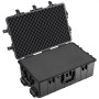 VEVOR Outdoor Trolley Hard Shell Case na aparat fotograficzny z pianką kratkową, 130 l, na drony, kamery i akcesoria, obudowa PP, stopień ochrony IP67, walizka transportowa z wysuwaną rączką, czarna, 800 x 520 x 310 mm