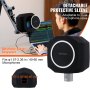 VEVOR Pianka izolacyjna do mikrofonu z dwuwarstwowym filtrem pop 40-60 mm
