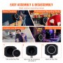 VEVOR Pianka izolacyjna do mikrofonu z dwuwarstwowym filtrem pop 40-60 mm