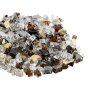Szkło ognioodporne VEVOR, 4,5 kg, kamienie szklane, odblaskowe koraliki szklane do palenisk o średnicy 12,7 mm, kamienie szklane do palenisk, szkło kominkowe, kryształ ogniowy, koraliki ogniowe, do kominków gazowych, złoty, przezroczysty, kolor miedziany