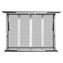 VEVOR Concession Window Folding Shelf 1220x915mm Aluminum Alloy Service Window, for Food Truck, Up to 85 Degrees, w/ 4 Sliding Screen Windows, Awning Door and Drag Hook, Rainwater Resistant